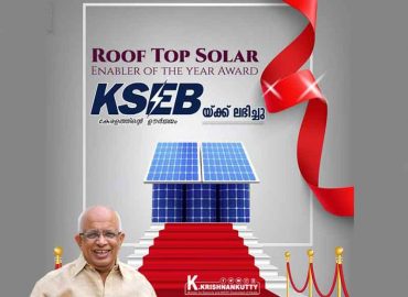 Solar Award for KSEBL